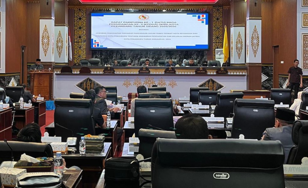 Pemko Pekanbaru Jawab Pandangan Fraksi DPRD Terkait APBD 2026