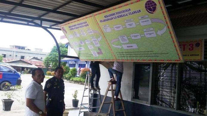 Dishub Sosialisasi Pengurusan KIR Melalui Papan Pengumuman