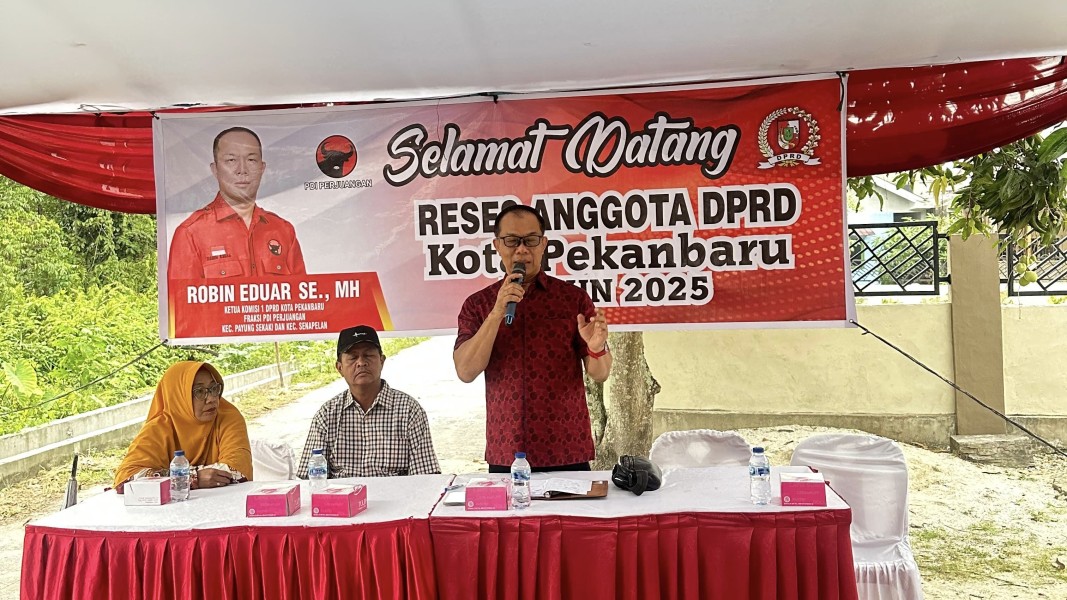 Banjir, Jalan Berlubang, dan Sekolah Negeri Terbatas, Warga Pekanbaru Curhat ke Robin Eduar