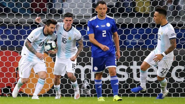 Imbang dengan Paraguay, Argentina Terancam di Copa America