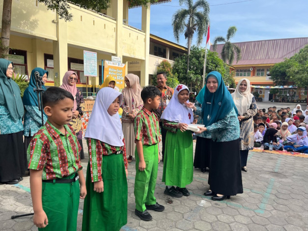 Pekanbaru Gaungkan Pola Makan B2SA Lewat Program Goes to School
