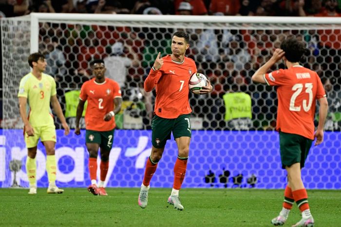 Cristiano Ronaldo Bawa Portugal Juara UEFA Nations League 2025, Cetak Gol ke Gawang Spanyol
