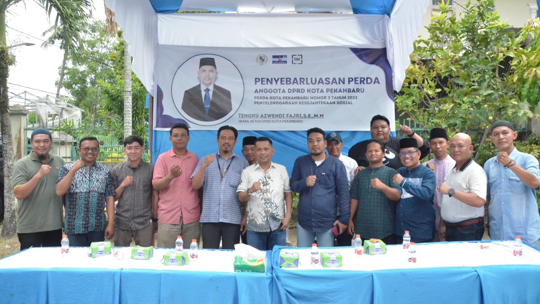 Tengku Azwendi Fajri Gelar Sosialisasi Perda Kesejahteraan Sosial di Jalan Bougenville, Sail