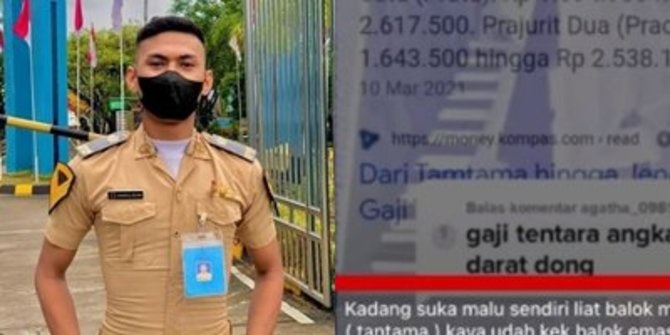 Taruna Pelayaran Kecilkan Tamtama TNI soal Pangkat dan Gaji, Begini Lagi Ujungnya