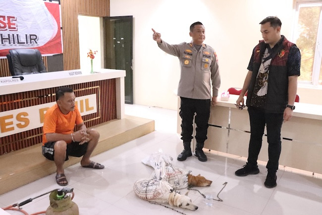Kasus Penganiayaan Hewan di Rokan Hilir, Polisi Amankan Pelaku dan Barang Bukti