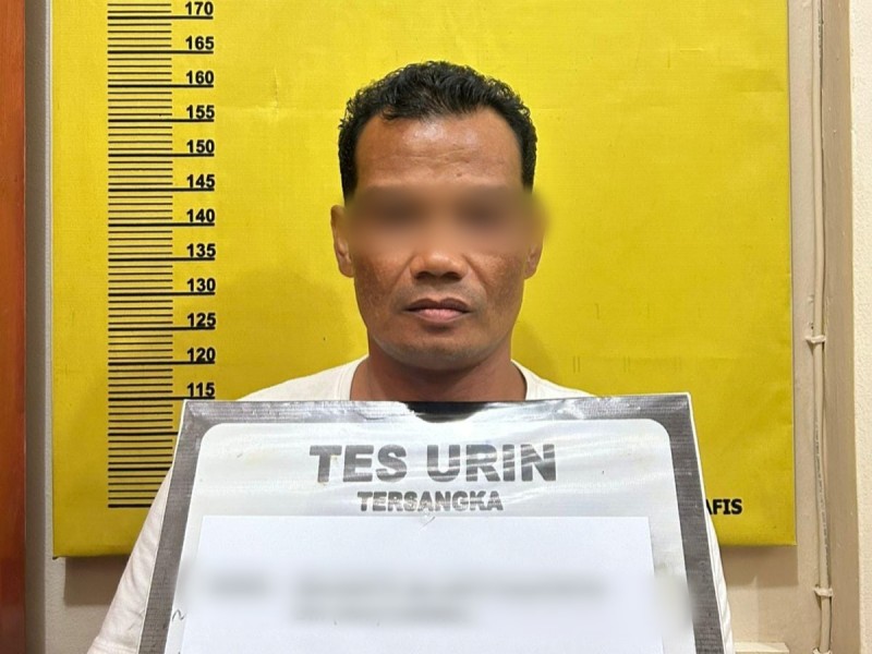 Buron 5 Tahun Kasus Penggelapan Motor di Inhu Ditangkap, Saat Di Cek Ternyata Positif Narkoba