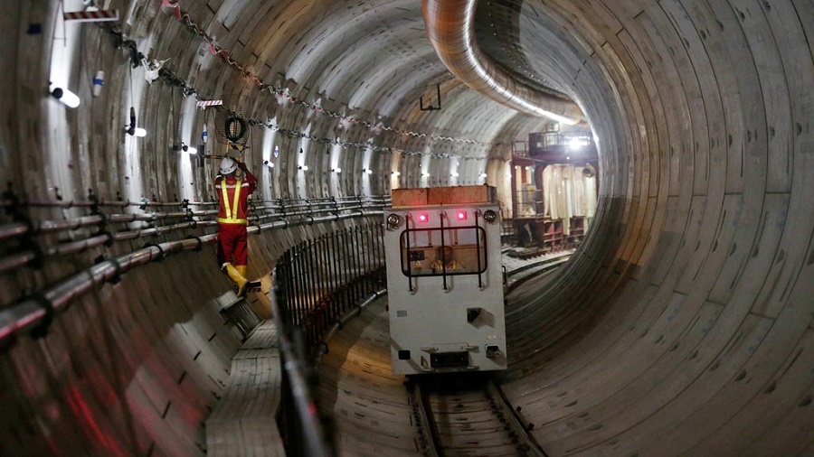 Presiden Jokowi: Seluruh Terowongan MRT Sudah Tersambung