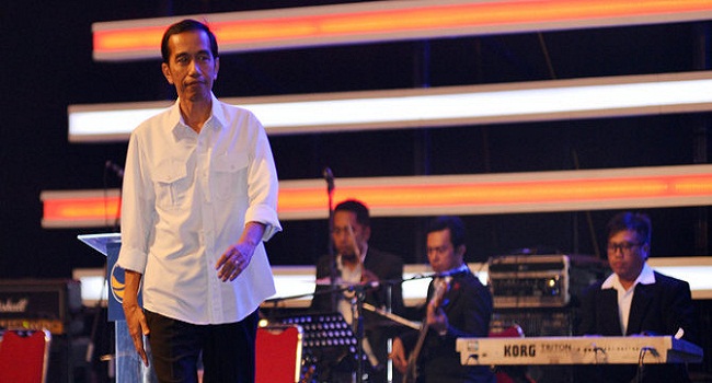 Jokowi undang para relawan makan seafood di Istana
