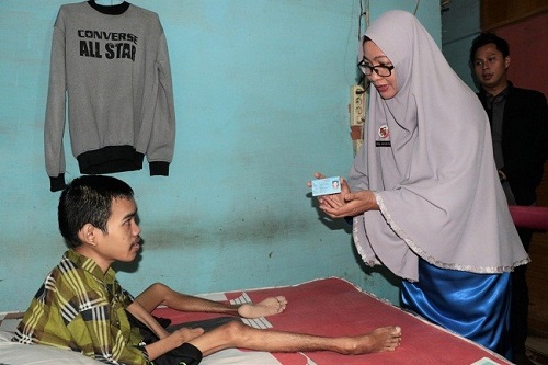 Rekam e-KTP, Penyandang Disabilitas di Pekanbaru Dapat Pelayanan Khusus