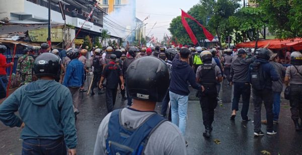 Warga Bentrok dengan Pendukung Salah Satu Capres di Yogyakarta