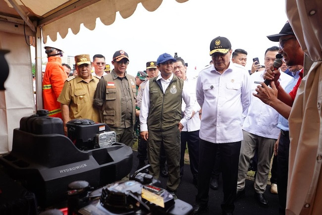 Menko Polkam Djamari Chaniago Pimpin Apel Kesiapsiagaan Karhutla Nasional 2026 di Riau