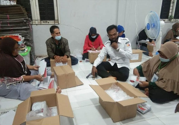 837 Lembar Surat Suara Pilkada Meranti Rusak