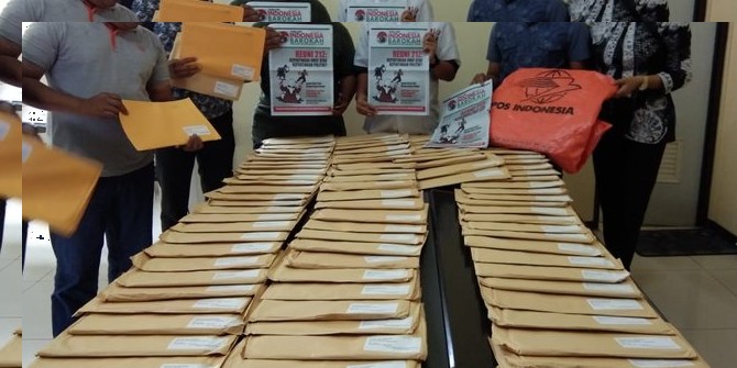 Wow... 153 Bungkus Tabloid Indonesia Barokah Ditahan di Kantor Pos Pekanbaru