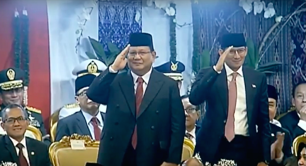 Prabowo-Sandi Beri Ucapan Selamat ke Jokowi-Ma'ruf Usai Pelantikan