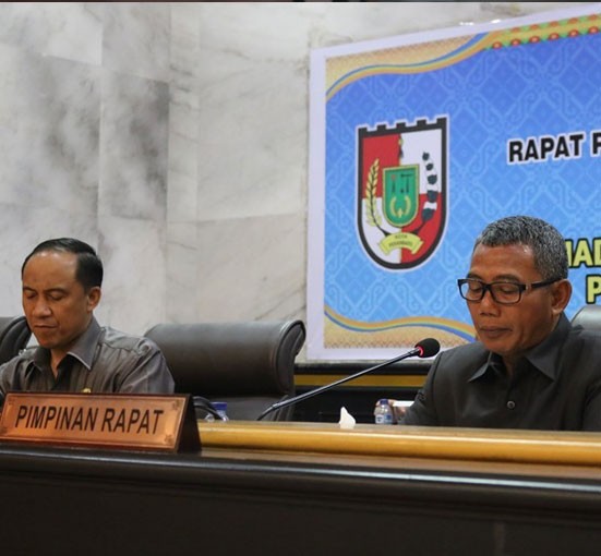 DPRD Pekanbaru Gelar Rapat Paripurna Pandangan Umum Fraksi Terhadap LPP APBD 2018