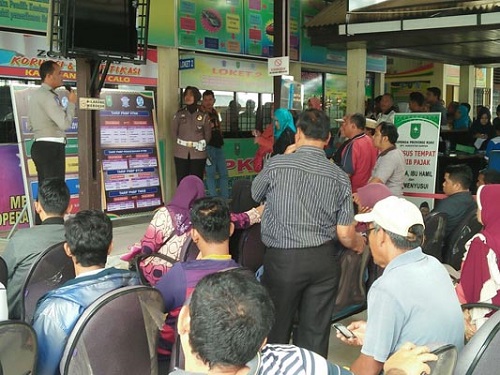Satlantas Polres Kampar Sosialisasikan Kenaikan Tarif Pengurusan BPKB