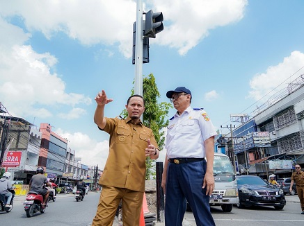 Pemko Pekanbaru Operasikan Simpang Baru Tuanku Tambusai–Jalan Paus, Kemacetan Berkurang