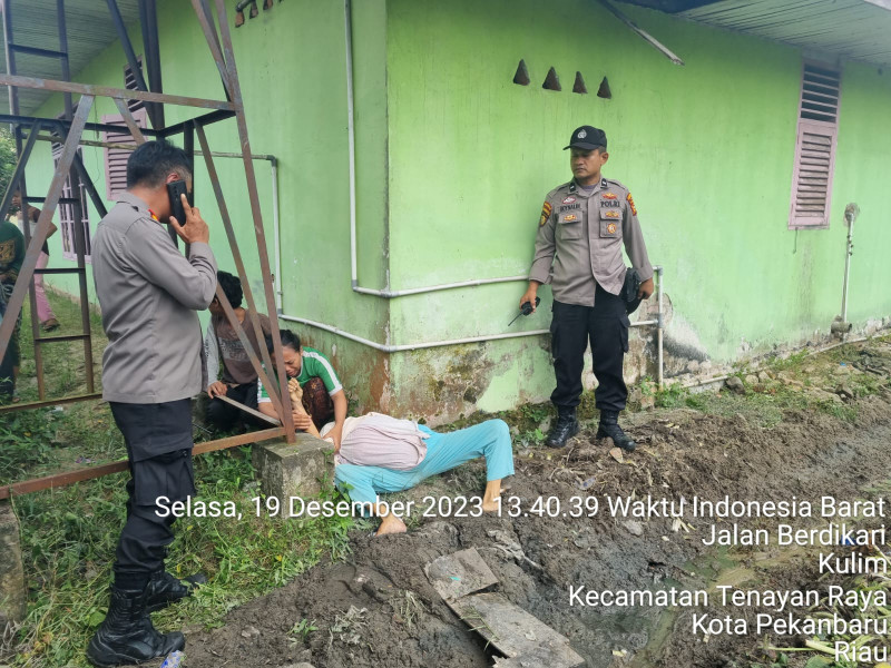 IRT Tewas Tersengat Listrik di Belakang Rumah