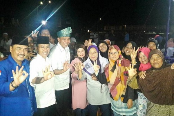 Kampanye di Pulau Balai Kuok, Ninik Mamak Ajak Menangkan Firdaus-Rusli