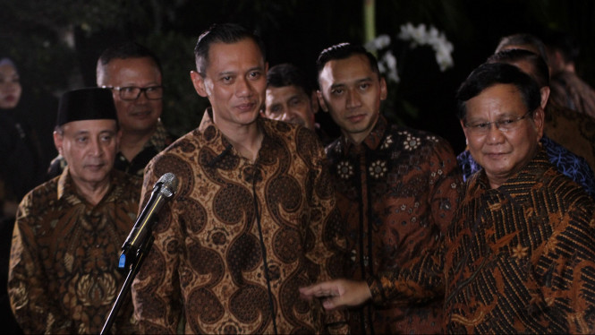 Demokrat: SBY Tak Pernah Tawarkan Agus Yudhoyono ke Prabowo