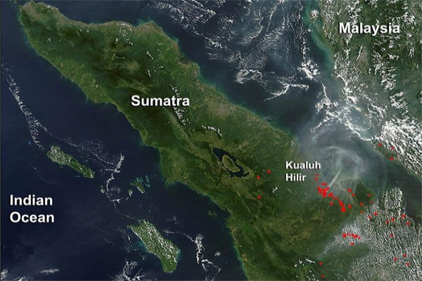 BMKG Deteksi Tiga Titik Panas di Riau