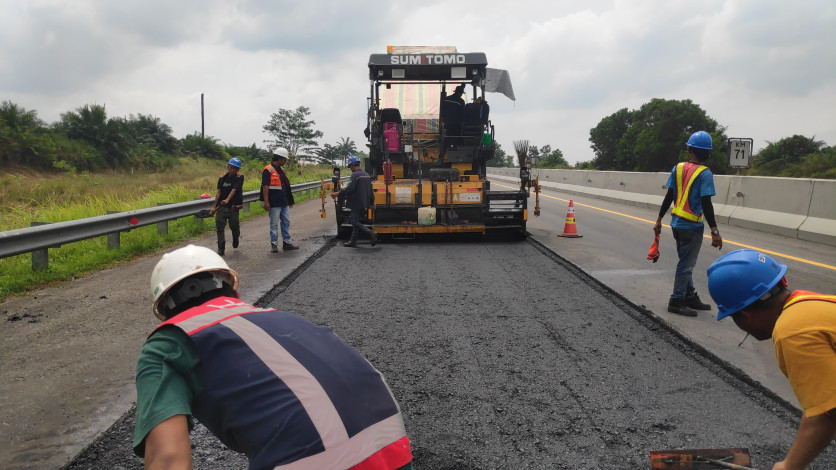 Tol Permai Diperbaiki Bertahap, Hutama Karya Imbau Pengendara Waspada