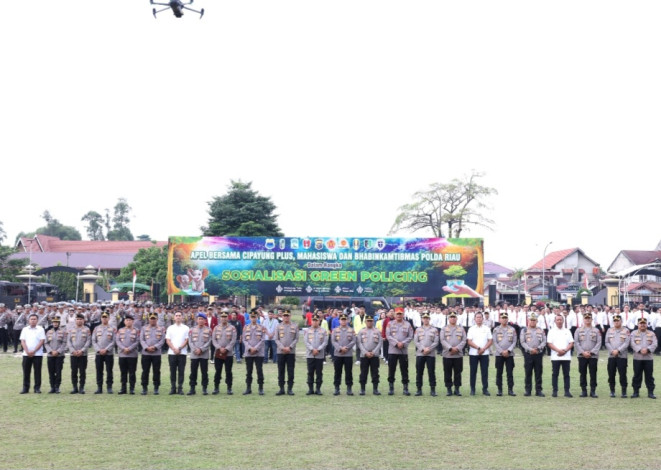 Polda Riau Luncurkan Green Policing, Gandeng Mahasiswa dan Aktivis Lingkungan