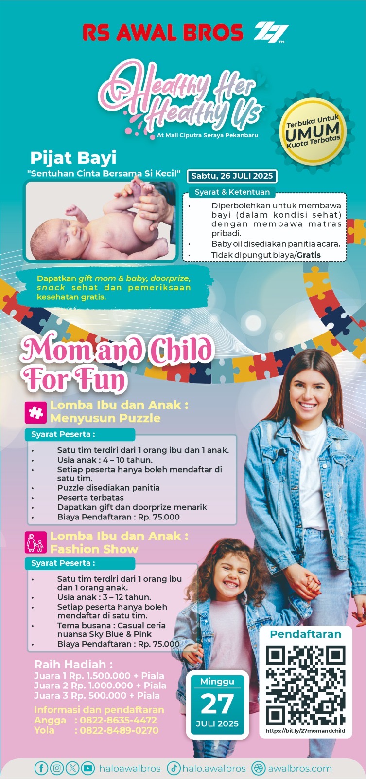 Lomba Ibu dan Anak RS Awal Bros, Hadiah Jutaan Rupiah Menanti!