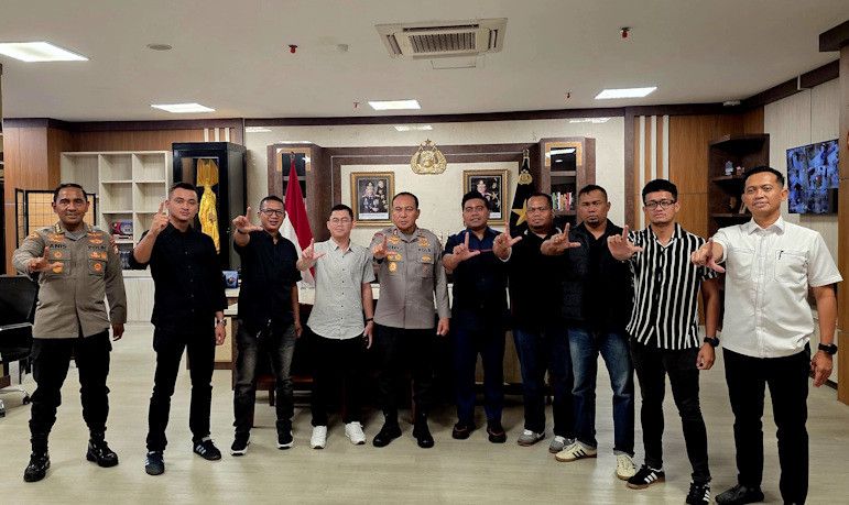 Supporter PSPS Curva Nord Temui Kapolda Riau, Sepakat Dukung Kamtibmas dan PSPS 2025