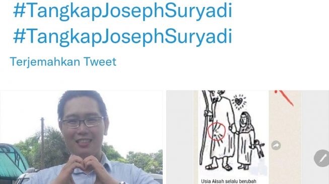 Joseph Suryadi Jadi Tersangka Usai Ramai #TangkapJosephSuryadi