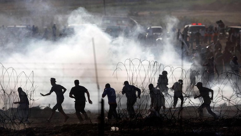 4 Warga Palestina Tewas Ditembak Israel di Perbatasan Gaza