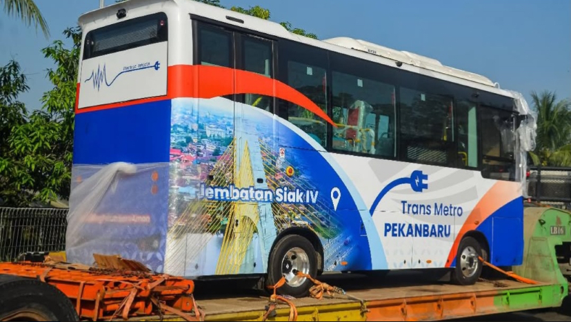 Bus Listrik Segera Beroperasi di Pekanbaru, Perkuat Layanan Trans Metro Pekanbaru