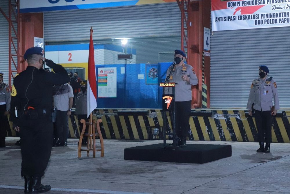 105 Personel Brimob Diberangkatkan BKO Polda Papua, Ini kata Irjen Iqbal