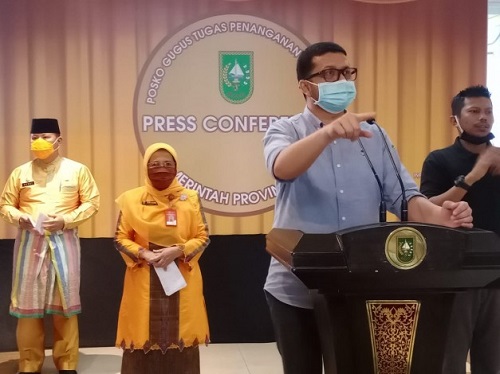 Dari 24 Kasus Covid-19 Baru di Riau, 6 Pasien Klaster Rumbai dan 4 Karyawan BRI