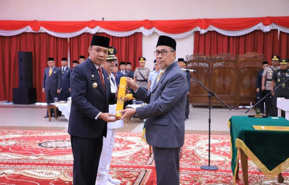 Ketua DPRD Sabarudi Hadiri Pelantikan Pj Wako
