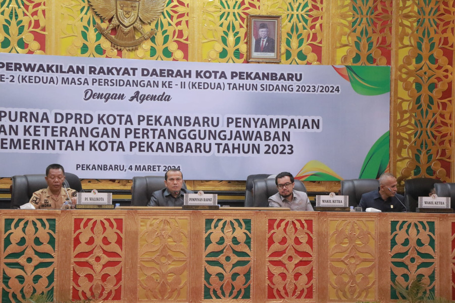Ketua DPRD Pimpin Langsung Paripurna LKPj 2023, Pertanggungjawaban Kinerja dan Realisasi Pembangunan