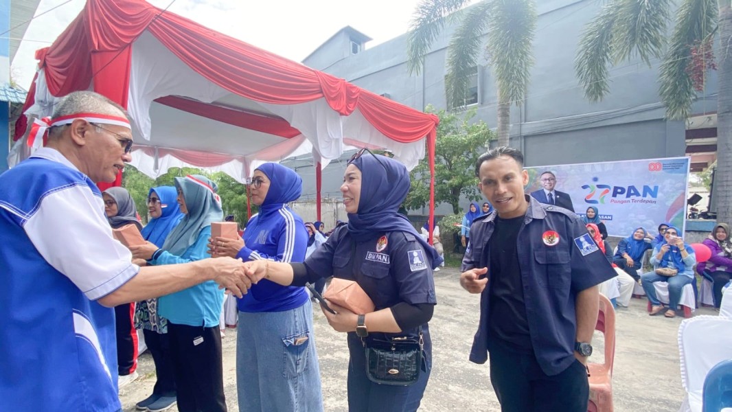 Semarak HUT ke-80 RI, PAN Pekanbaru Gelar Lomba Meriah dan Bagikan 2.000 Paket Sembako