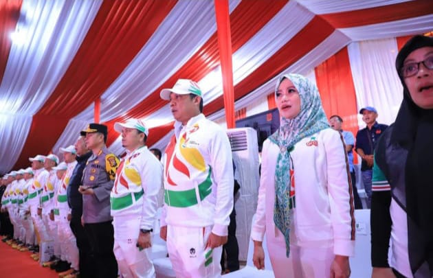 Ketua DPRD Sabarudi Hadir di Pembukaan Porwil Sumatera XI 2023