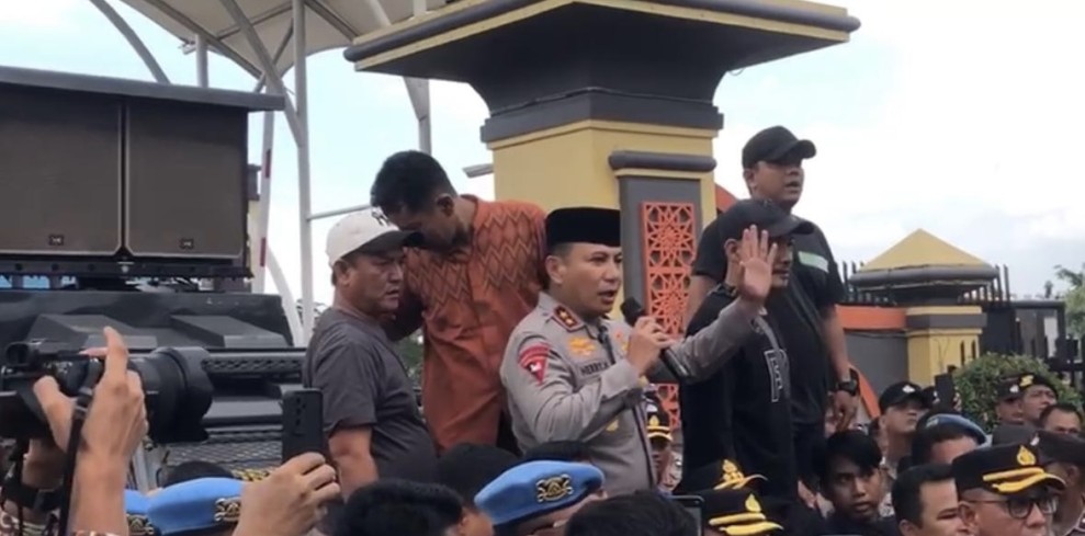 Aksi Solidaritas Ojol dan Mahasiswa di Pekanbaru, Tuntut Keadilan untuk Driver yang Tewas