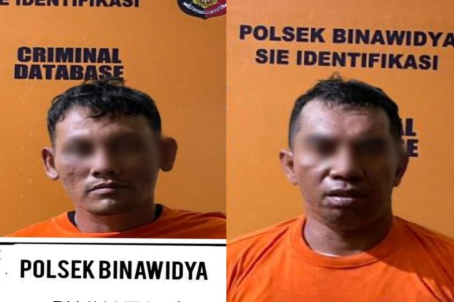 Polsek Binawidya Tangkap 2 Spesialis Curanmor, Beraksi di 11 Lokasi Pekanbaru