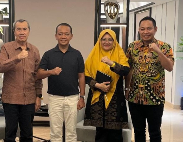 Bahlil Lahadalia Terima Afni Zulkifli dan Pengurus Golkar Riau: Kawal Kemenangan Rakyat Siak