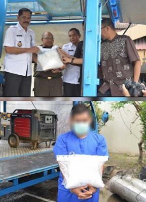 BNN Riau Bakar 4,5 Kilogram Sabu Gunakan Alat Insenerator