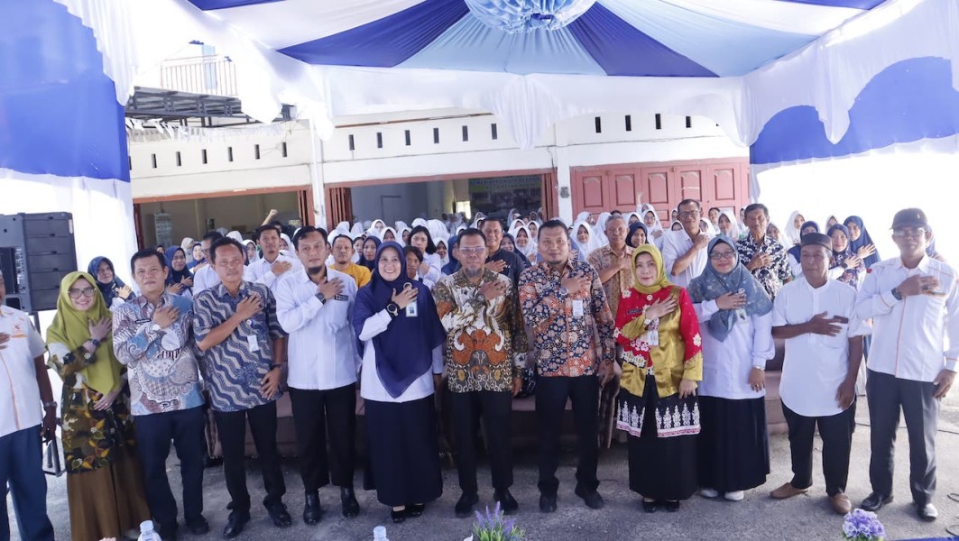 387 Mahasiswa Poltekkes Riau Diterjunkan Edukasi Penyakit Jantung di Kulim Pekanbaru