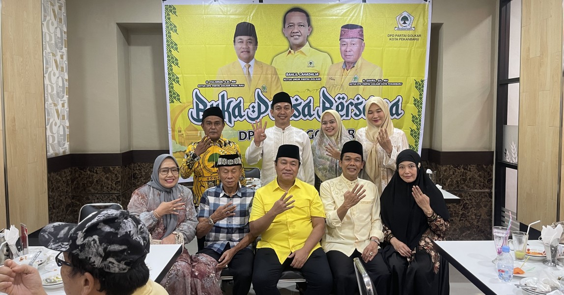 Di Buka Bersama Golkar Pekanbaru, Nama Roni Amriel Disebut Lanjutkan Kepemimpinan